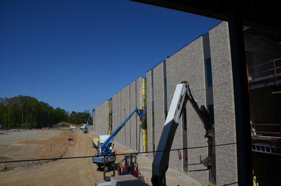 Side of Building under construction Side of Building under construction