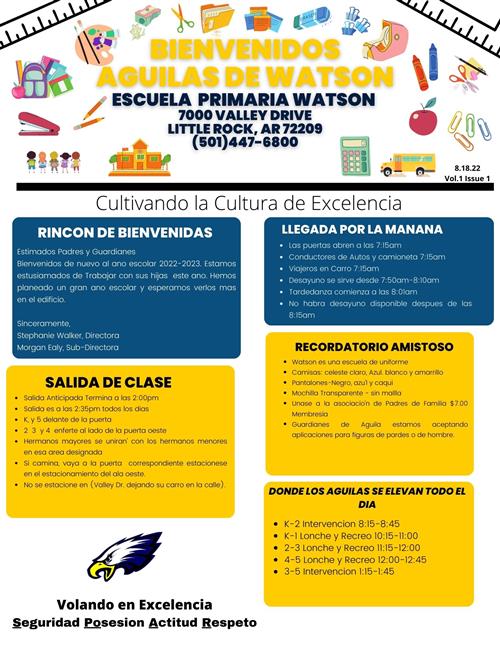 Watson Newsletter- Spanish
