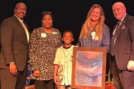  (from left to right)  Marvin Burton, Greta Freeman, Tavarone Williams, Corie Hollingsworth and Mike