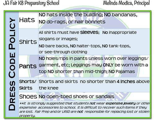 Dress Code Policy