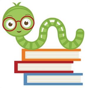 bookworm with books